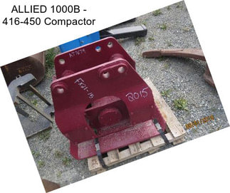 ALLIED 1000B - 416-450 Compactor