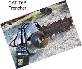 CAT T6B Trencher