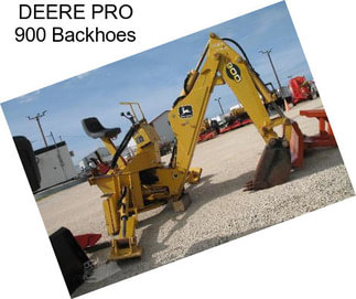 DEERE PRO 900 Backhoes