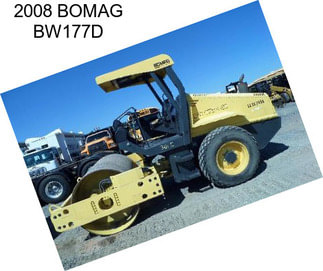 2008 BOMAG BW177D