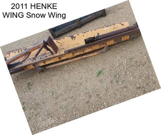 2011 HENKE WING Snow Wing
