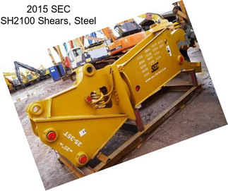 2015 SEC SH2100 Shears, Steel