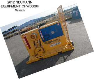 2012 NEUMANN EQUIPMENT CHW6000H Winch