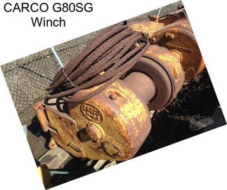 CARCO G80SG Winch
