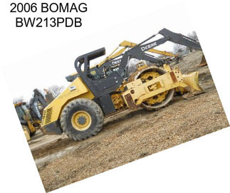 2006 BOMAG BW213PDB