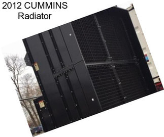 2012 CUMMINS Radiator