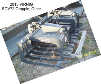 2015 VIRNIG SGV72 Grapple, Other