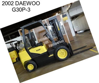 2002 DAEWOO G30P-3