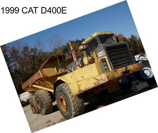 1999 CAT D400E