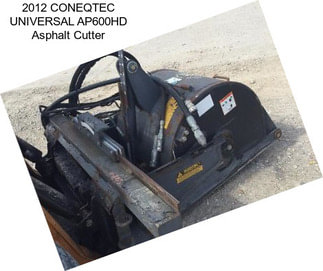 2012 CONEQTEC UNIVERSAL AP600HD Asphalt Cutter