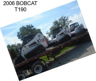 2006 BOBCAT T190