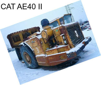 CAT AE40 II