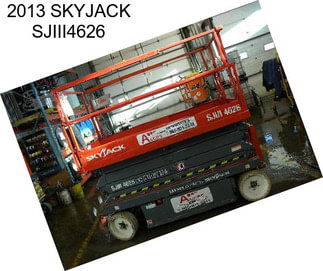 2013 SKYJACK SJIII4626