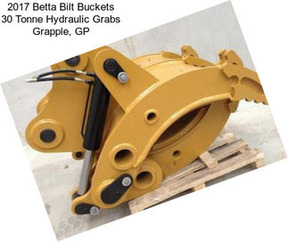 2017 Betta Bilt Buckets 30 Tonne Hydraulic Grabs Grapple, GP