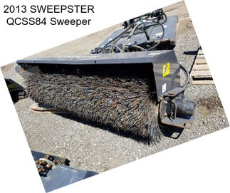2013 SWEEPSTER QCSS84 Sweeper
