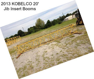 2013 KOBELCO 20\' Jib Insert Booms