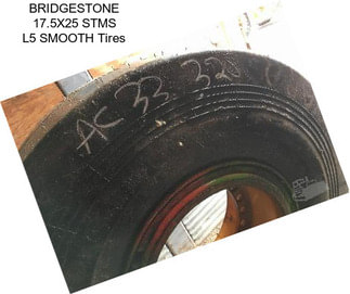 BRIDGESTONE 17.5X25 STMS L5 SMOOTH Tires