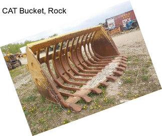 CAT Bucket, Rock