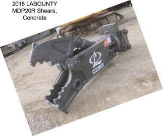 2018 LABOUNTY MDP20R Shears, Concrete