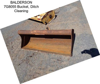 BALDERSON 7G8055 Bucket, Ditch Cleaning