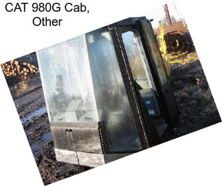 CAT 980G Cab, Other