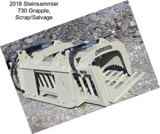 2018 Steinsammler 730 Grapple, Scrap/Salvage