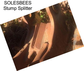 SOLESBEES Stump Splitter