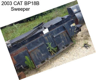 2003 CAT BP18B Sweeper