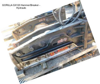 GORILLA GX120 Hammer/Breaker - Hydraulic