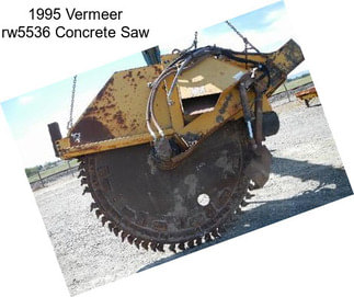 1995 Vermeer rw5536 Concrete Saw