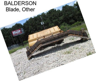 BALDERSON Blade, Other