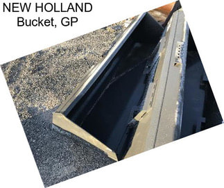 NEW HOLLAND Bucket, GP