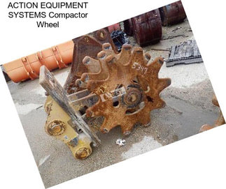 ACTION EQUIPMENT SYSTEMS Compactor Wheel