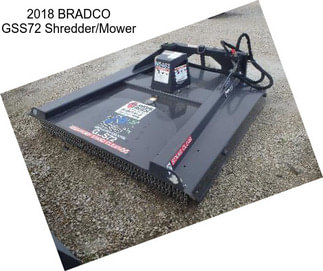 2018 BRADCO GSS72 Shredder/Mower