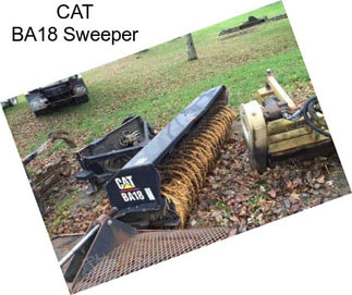CAT BA18 Sweeper