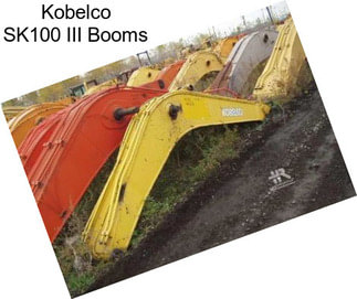 Kobelco SK100 III Booms