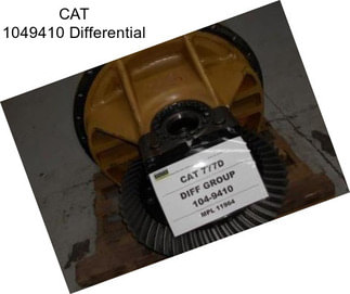 CAT 1049410 Differential