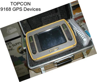 TOPCON 9168 GPS Devices