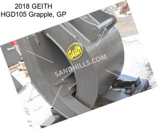 2018 GEITH HGD105 Grapple, GP