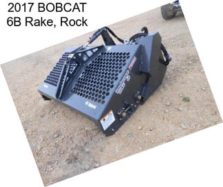 2017 BOBCAT 6B Rake, Rock