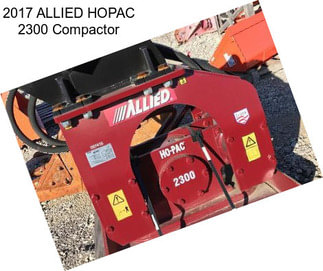 2017 ALLIED HOPAC 2300 Compactor