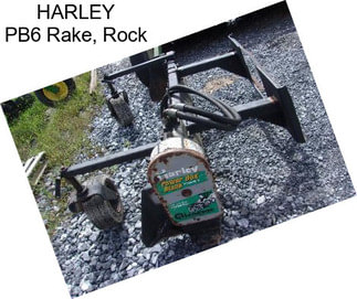 HARLEY PB6 Rake, Rock