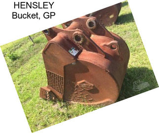 HENSLEY Bucket, GP