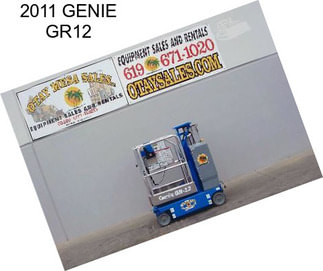 2011 GENIE GR12