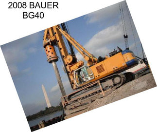 2008 BAUER BG40