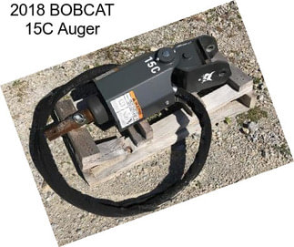 2018 BOBCAT 15C Auger