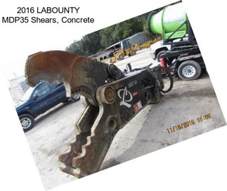 2016 LABOUNTY MDP35 Shears, Concrete