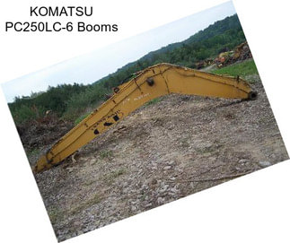 KOMATSU PC250LC-6 Booms