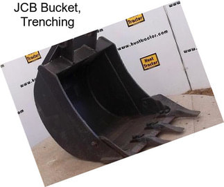 JCB Bucket, Trenching