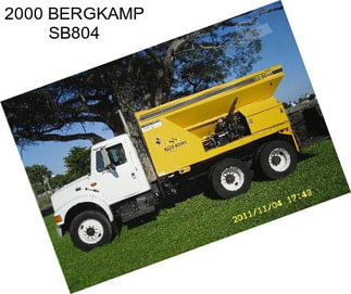 2000 BERGKAMP SB804